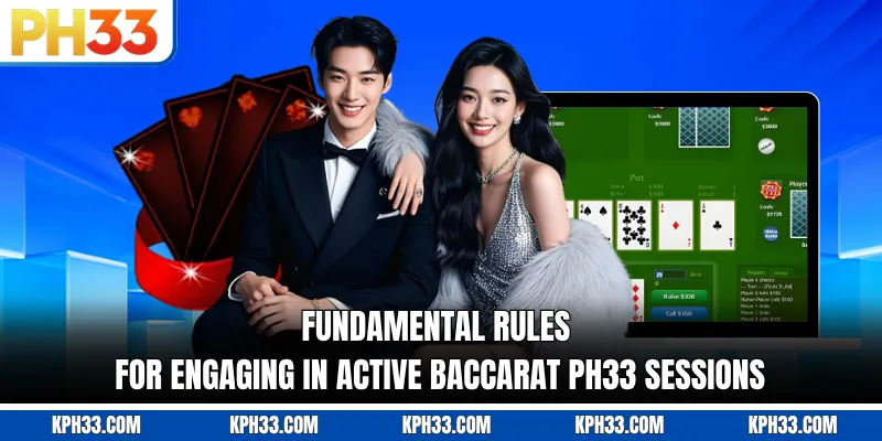 Fundamental rules for engaging in active Baccarat PH33 sessions