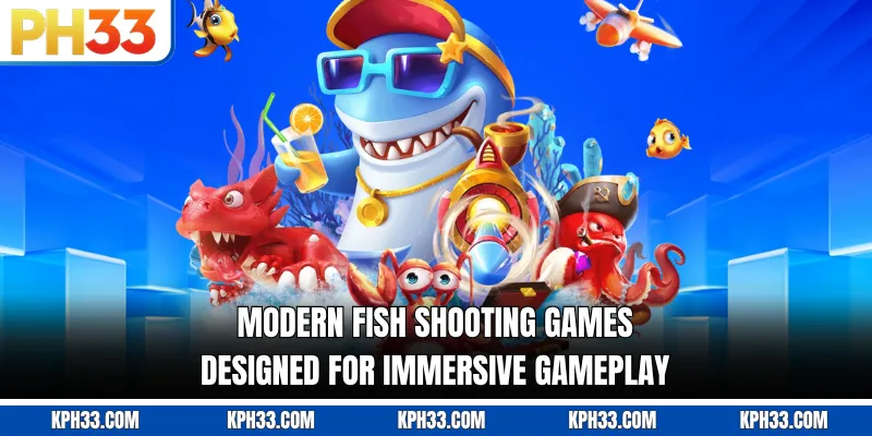 Modern fish shooting games designed for immersive gameplay